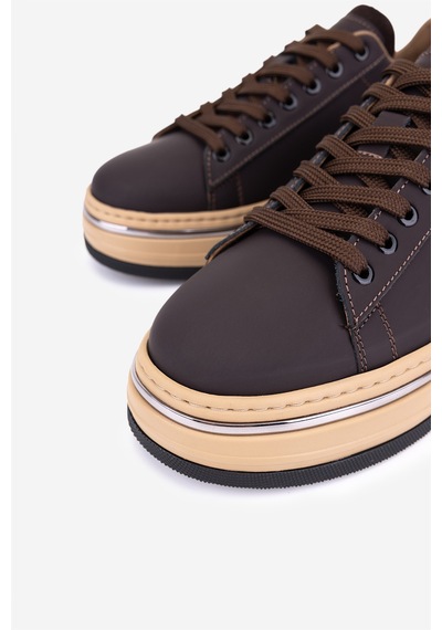 Valmenti Erkek Hakiki Deri Kahverengi Sneakers & Spor Ayakkabı 381 21618 Erk Ayk Y25 Kahve Kahverengi