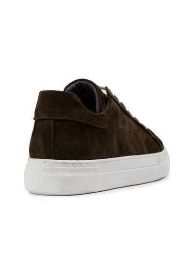 Deery Hakiki Süet Haki Sneaker Kadın Ayakkabı - Z1681Zhakc08 Haki