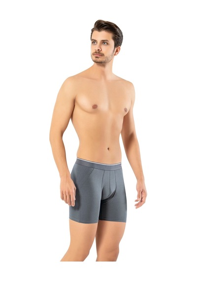 Erdem Füme Pamuk Elastan Uzun Boxer 1470 Füme