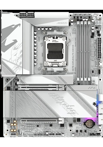 Gıgabyte X870 A Elıte X Ice Amd Anakart