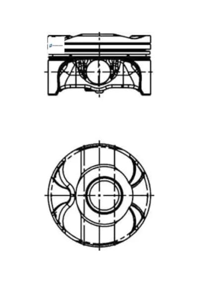 Piston Segman 84.00mm Std Bmw N43 B20 E60 E87 E90 E92 E93 Kolbensmıtch 11257551550