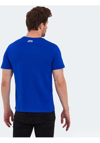 Slazenger PALLU I Erkek  Saks Mavi Tişört