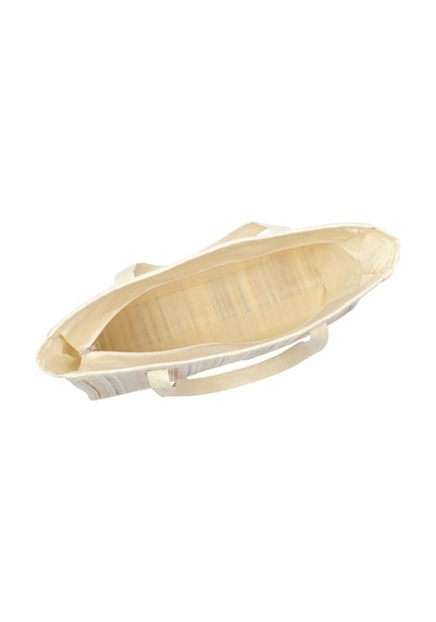 Woof Home Unisex Özel Renkli Plaj Çantası-piknik Çantası-günlük Kullanım Modern Çanta-989 Bej
