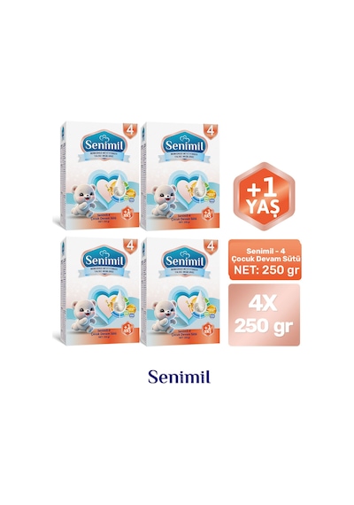 Senımıl 4 Çocuk Devam Sütü 250 G 4 Adet