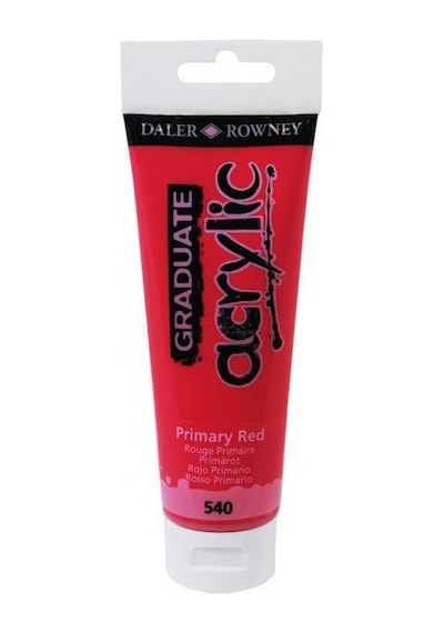 DALER ROWNEY 540 GRADUATE AKRİLİK BOYA PRİMARY RED 120 ML