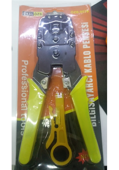 Network Pensesi Rj45 Ethernet Çakma Sıkma Pensesi + Kablo Soyu