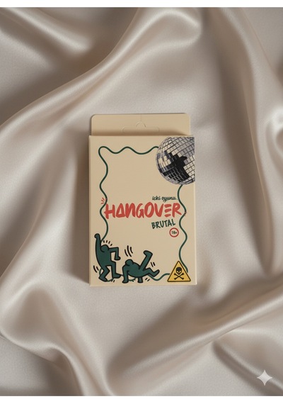 Hangover Brutal Mini İçki Oyunu Zorlu Görevli Yetişkin Kart Oyunu Parti Ve Arkadaş Eğlencesi
