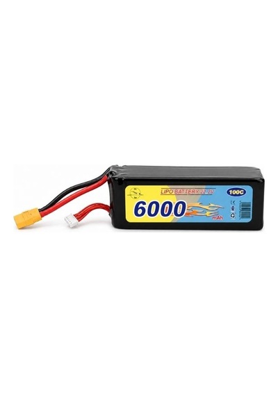 Lıpo Batarya 6000mah 22.2v 100c Endüstriyel, Rc Araç Ve Model Uçak Pili