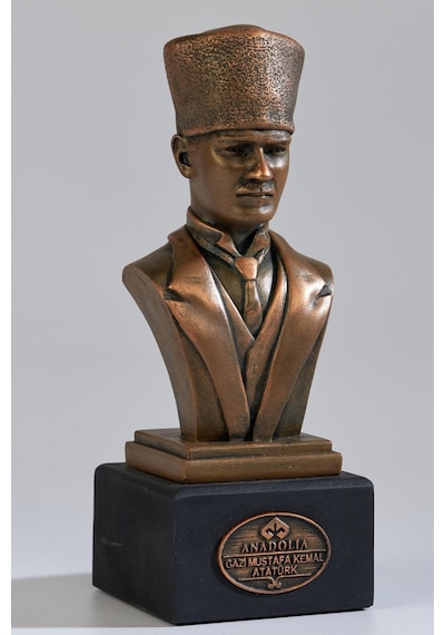 Mustafa Kemal Atatürk Mermerit Büst Heykel