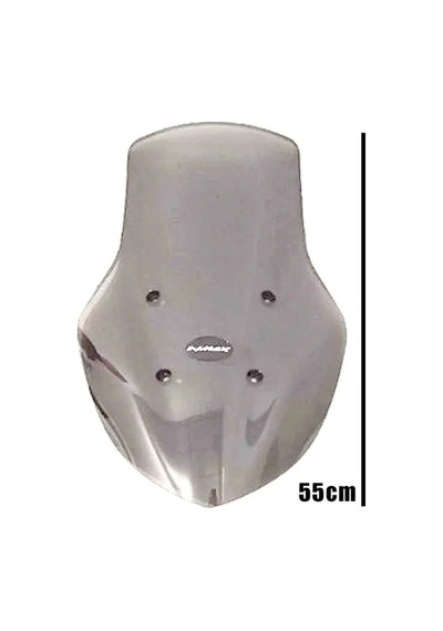 Nmax 125/155 2021-2024 Cam Siperlik 55 Cm Füme İthal Şeffaf