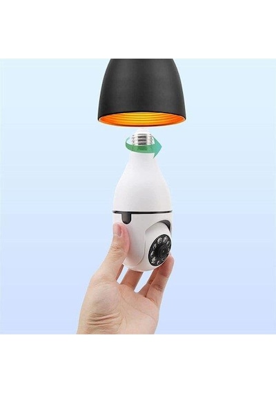 Sepetinegelsin Wifi 360 Panoramik Ampul Kamera Gece Görüş Ses Akıllı Hareket Algılayıcı