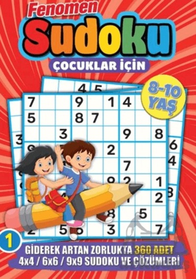 Fenomen Çocuklar İçin Sudoku 8-10 Yaş Maxi Yayıncılık