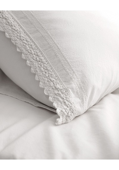 Madame Coco Maveray Çift Kişilik %100 Pamuk Yatak Örtüsü Seti - Beyaz 8684427115237 Çok Renkli