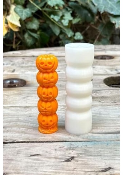 Kabak Totem Tekli Mum Kalıbı Silikon 1 Adet 50 x 22