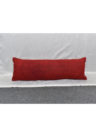 Zehra Abla Halı Yeni El Dokuma Dekoratif Lumbar Kilim Kırlent Yastık Kılıfı 6896 Çok Renkli