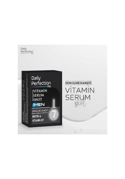 Daily Perfection Pro For Men Shot No:7 Dökülme Karşıtı Vitamin Serum 2 x 6 ML