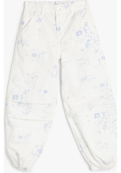 Koton Paraşüt Kot Pantolon Pamuklu Beli Lastikli Cepli - Parachute Jean Beyaz Desenli 4skg40037ad 4SKG40037AD0D0 Beyaz Koton Paraşüt Kot Pantolon Pamuklu Beli Lastikli Cepli - Parachute Jean Beyaz Desenli 4skg40037ad 4SKG40037AD0D0 Beyaz