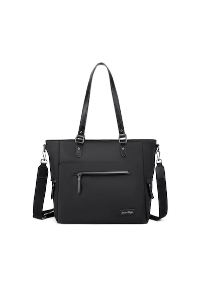 Smart Bags Twill Dimi Kumaş Kadın Omuz Çantası 3323 Siyah