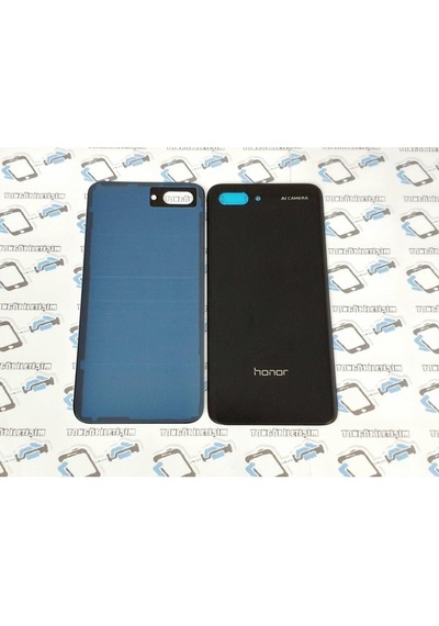 Huawei Honor 10 Arka Pil Batarya Kapağı Siyah Siyah