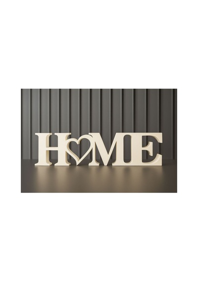 Home Yazılı Dekoratif Biblo Beyaz