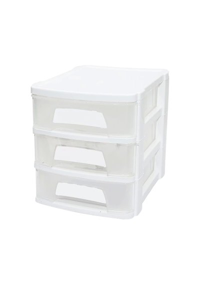 Tonton - No:1 Çekmece 3 Katlı 18.5x27x22.2cm 4597 Çok Renkli