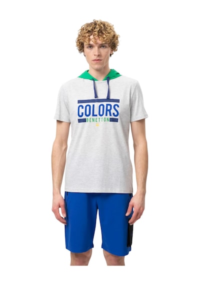United Colors of Benetton Erkek T-shırt Bnt-m20456 Gri