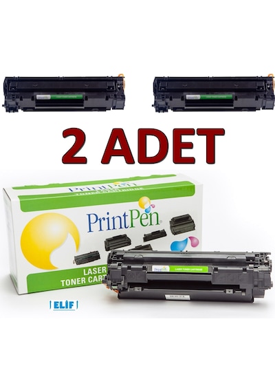 Prıntpen Hp Ce278A & Crg-726 & Crg-728 Uyumlu Toner Kartuş