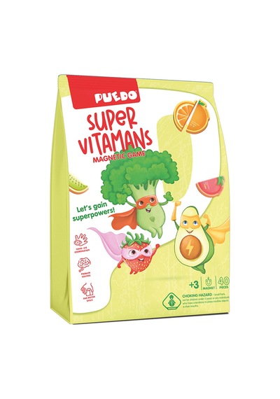Puedo Super Vitamans - 7 Adet Tarı