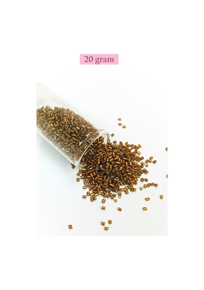 Kesme Cam Boncuk 2mm - 4 Renk - Toplam 80 Gram - Bnc440