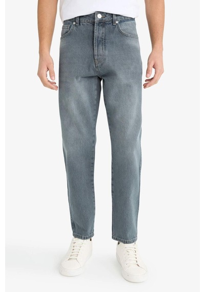 Defacto 90s Slim Fit Dar Paça Jean Pantolon E8428ax25aunm84 İndigo