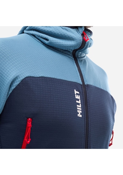 Millet Fusıon Grıd Jkt Erkek Kapşonlu Polar Ceket Tam Fermuar Mıv9024 N9302 Çok Renkli