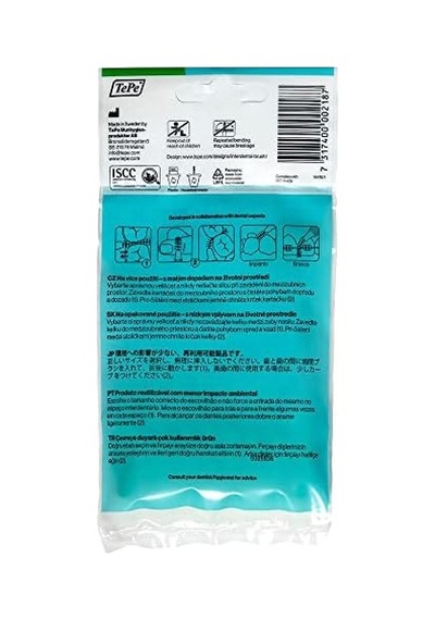 0.8 Mm - Yeşil Diş Arayüz Fırçası 1x 6 Adet