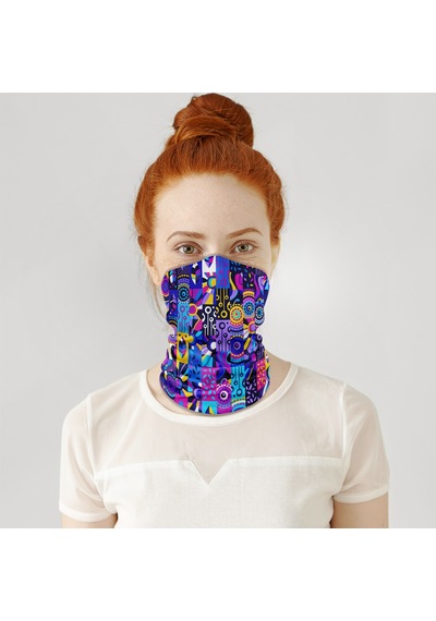 Daırb0078 - Çok Amaçlı Bandana Motosiklet Boyunluk Balaklava Outdoor Yüz Maskesi Kayak Maskesi Çok Renkli