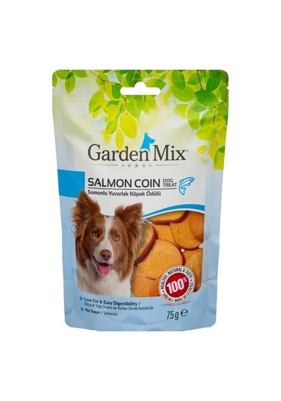 Somonlu Yuvarlak Sağlıklı, Doğal Ve Sindirimi Kolay Köpek Ödülü 75 Gr