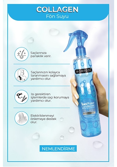 Morfose Collagen Sıvı Saç Kremi 400 Ml 3 Adet