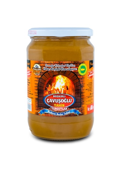 Bozkırlı Çavuşoğlu Odun Ateşinde Kepekli Bozkır Tahini Cam Kavanoz 600 G
