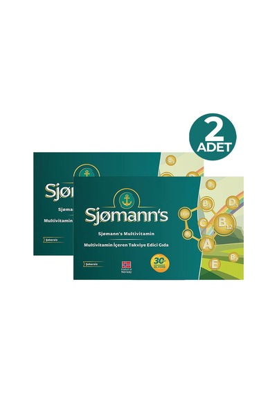 Sjomann's Multivitamin Çiğnenebilir Jel 30 Tablet 2 Adet