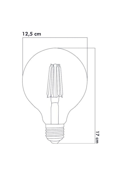 Heka Rustik Led Ampul E27 6w 2500k Gün Işığı Erd-39