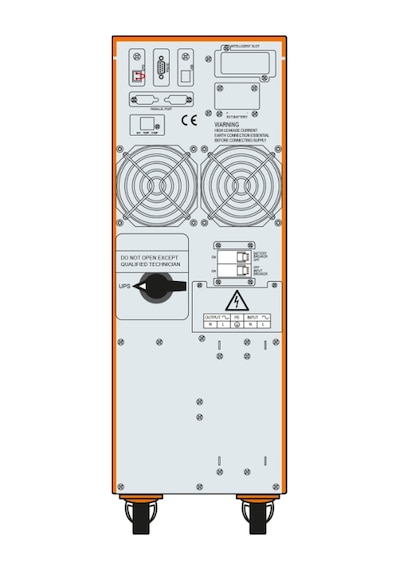 Makelsan Powerpack SE 6 KVA 16 x 7 AH Online UPS Güç Kaynağı