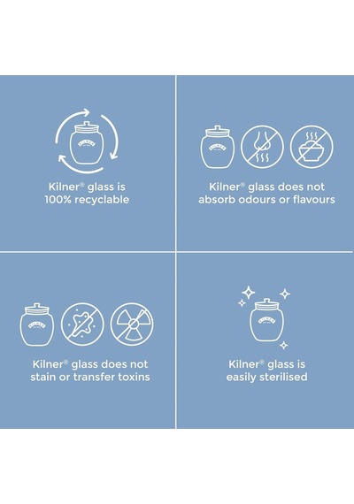 Kilner Evrensel Saklama Kabı, Şeffaf, 4 Litre Diğer