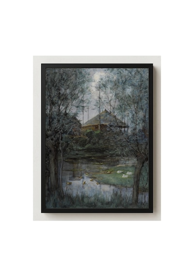 Mondrian Saman Yığını Çerçevesiz Poster 21x30 Cm A4 Tablo Modern Sanat Duvar Dekoru