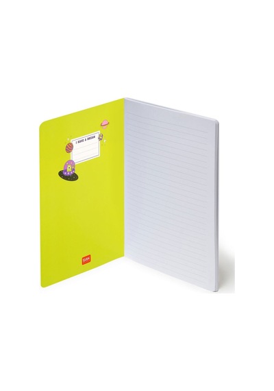 Legami Quaderno Small Çizgili Defter Uzay A6not0054 Çok Renkli