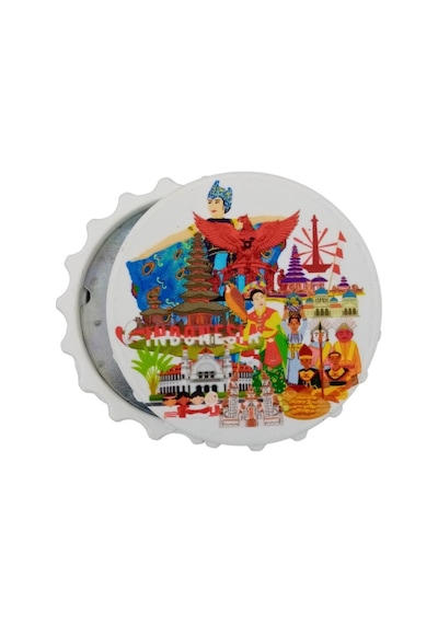 Endonezya Temalı Magnet Kapak Açacak