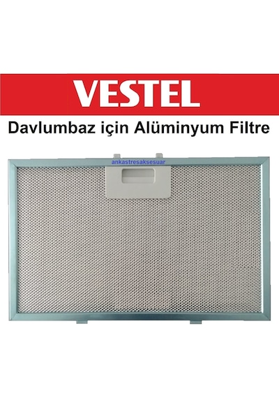 Vestel Uyumlu Davlumbaz Yağ Filtresi Aspiratör Alüminyum Filtre 32X20Cm - 473081893