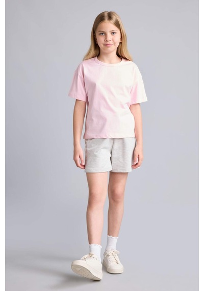 Defacto Elastik Bel Basic Gri Melanj Şort Kız Çocuk H8765a826hsgr210 Gri-gr210 Defacto Elastik Bel Basic Gri Melanj Şort Kız Çocuk H8765a826hsgr210 Gri-gr210