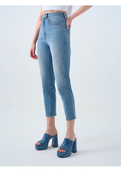 Loft Mom Mavi Kadın Jean Pantolon Lf2038773 Mavi