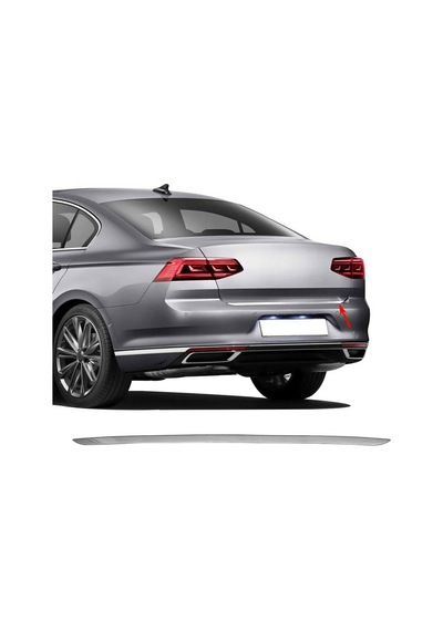 Volkswagen Passat B8-b8.5 Bagaj Alt Çıta Kromu P.çelik