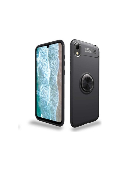 Huawei Y5 2019 Kılıf Zore Ravel Silikon Kapak Siyah