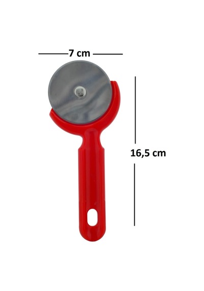Basmalı Doğrayıcı 5 Bıçaklı El Rondosu Ve Hamur Pizza Kesme Ruleti 7x16,5cm