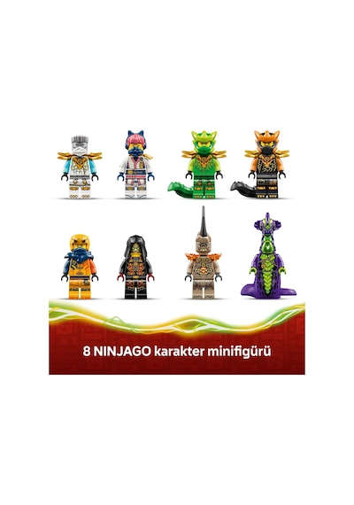 LEGO® NINJAGO® Yaşam Ejderhası 71859 - 9 Yaş ve Üzeri Çocuklar için 8 Minifigür İçeren Yaratıcı Oyuncak Yapım Seti (1050 Parça)
